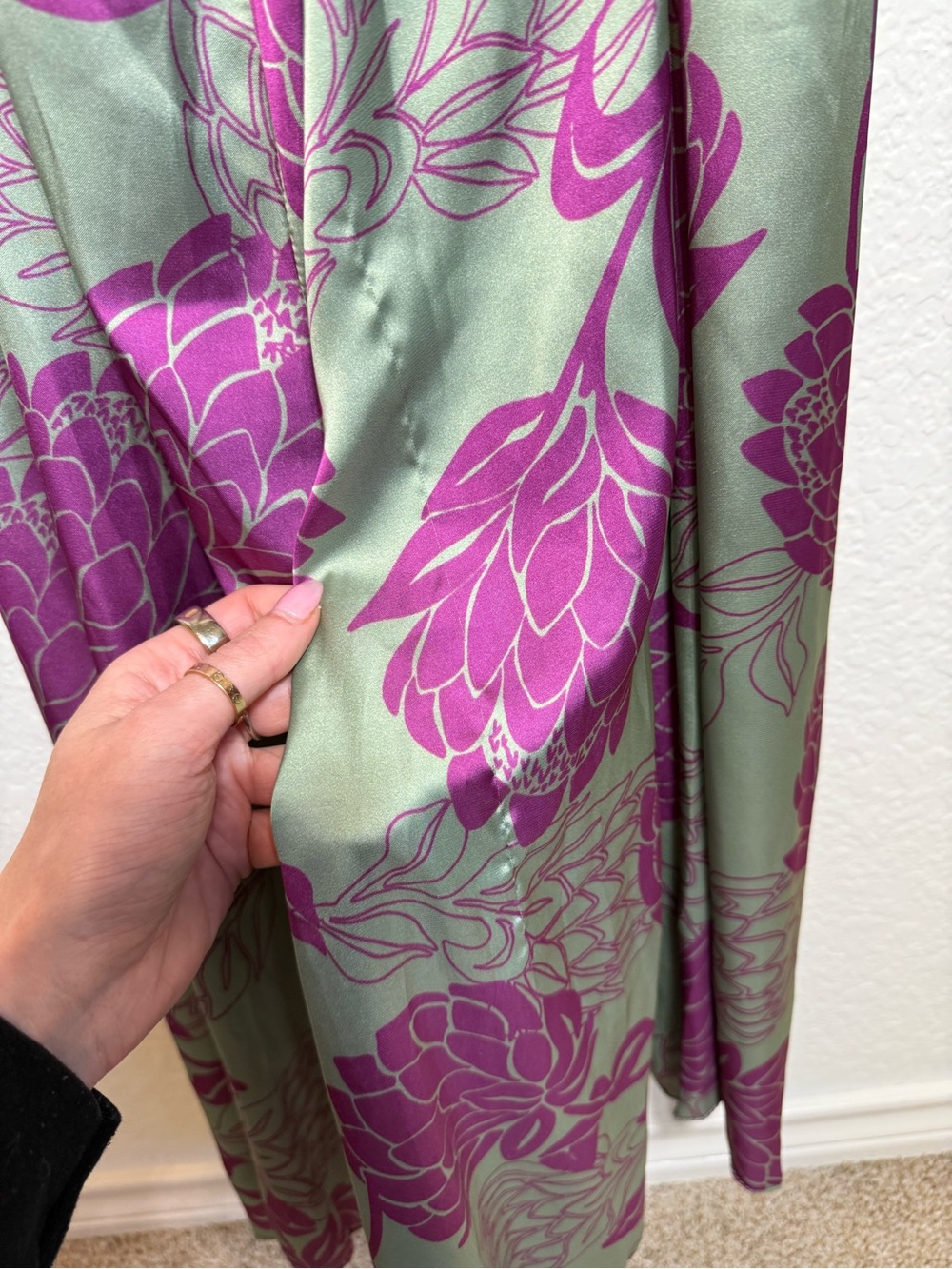 PatBO Celia Floral Twist Cutout Maxi Dress - Picture 7 of 11